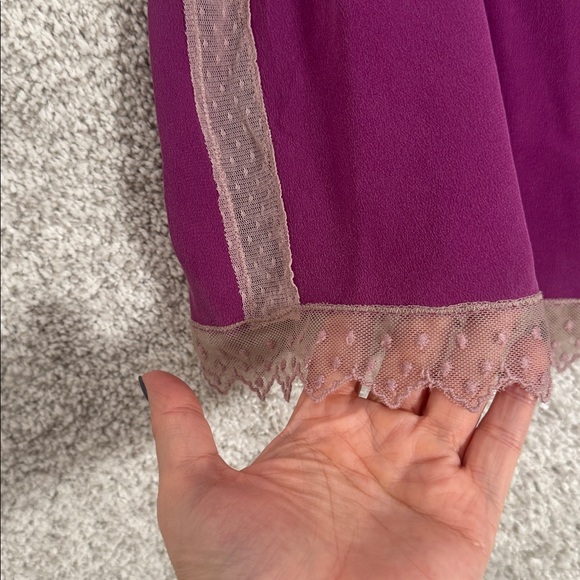 Zadig & Voltaire Silk lace camel Cami tank - medium - Picture 3 of 9